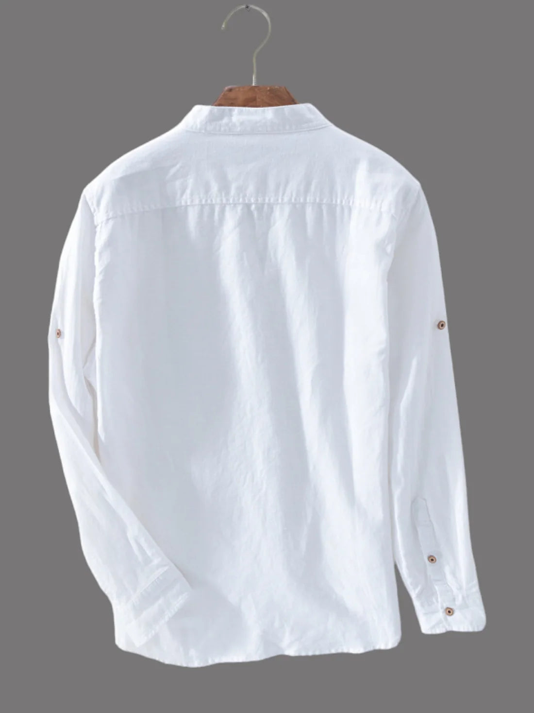 #A Men Cotton Long Sleeve Casual Shirt