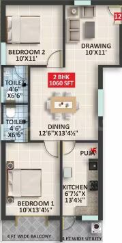 Signifa Signature ₹59.35 L - 1.22 Cr 2BHK