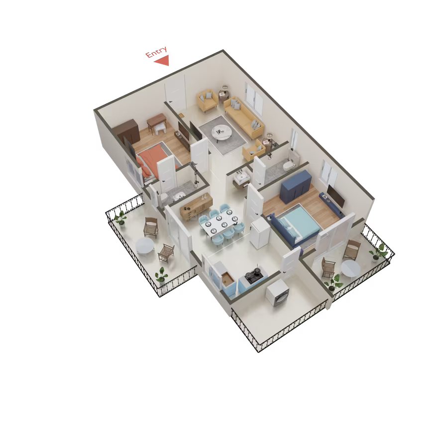 Risinia The Twinz ₹73.8 L - 1.22 Cr 2BHK