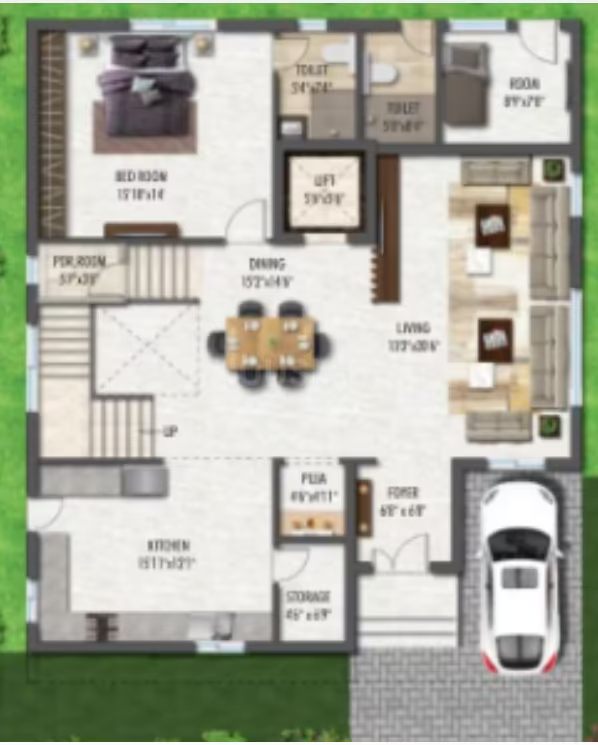Seascape Home Krushi White Fields RERA ₹12.5 K/sq.ft By Krushi Infra Projects India Pvt.Ltd.