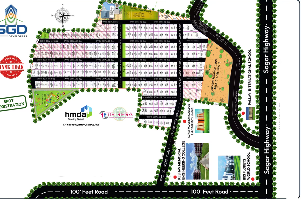 SGD 4th City ₹9 K/sq.yd