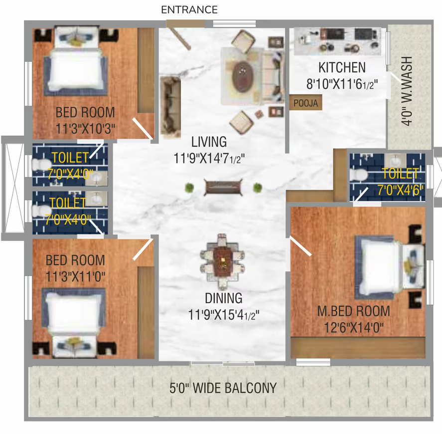 Vijaya Bheri Arcade ₹32.4 L - 38.7 L 2BHK
