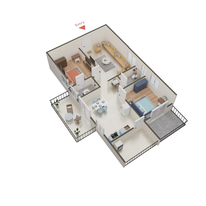 Risinia The Twinz ₹73.8 L - 1.22 Cr 2BHK