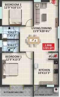 Signifa Signature ₹59.35 L - 1.22 Cr 2BHK