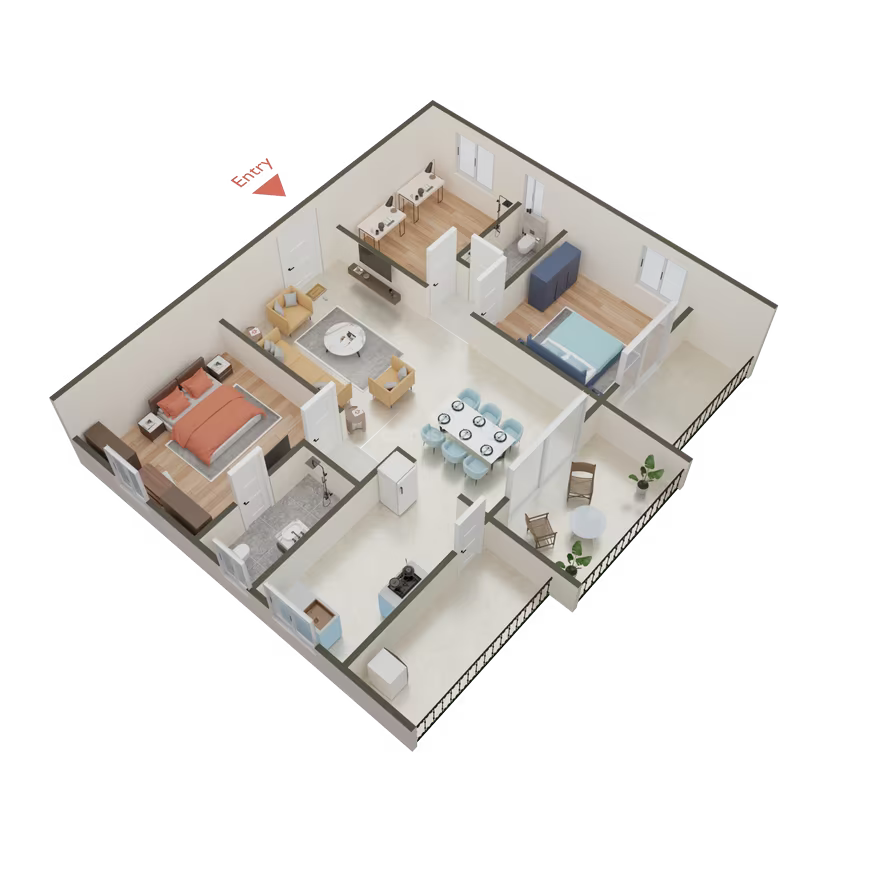 Risinia The Twinz ₹73.8 L - 1.22 Cr 2BHK