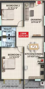 Signifa Signature ₹59.3 L - 83.1 L 2BHK
