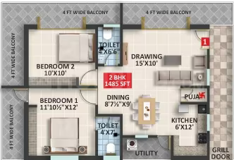 Signifa Signature ₹59.3 L - 83.1 L 2BHK