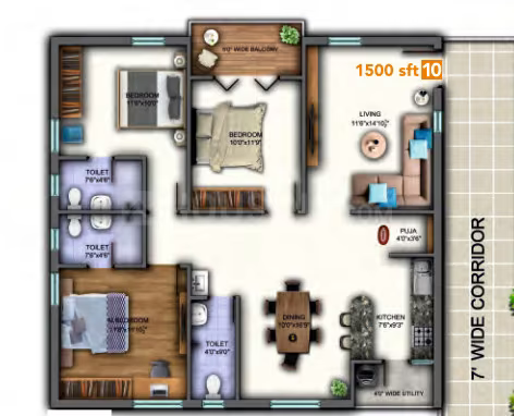 Sunyuga Vista Block A ₹55.2 L - 85.1 L 2BHK