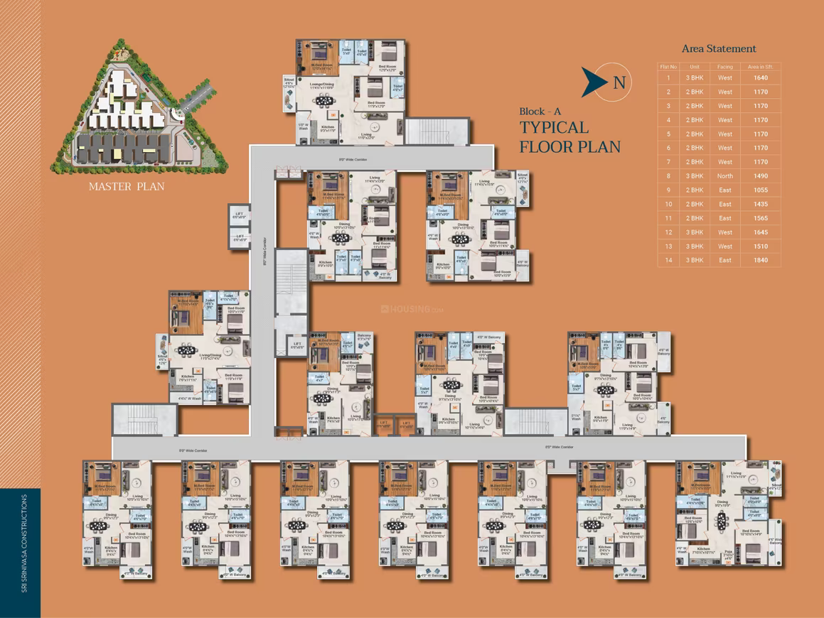 Sri Srinivasa Dhruv Tranquil ₹52.8 L - 82.9 L 2BHK