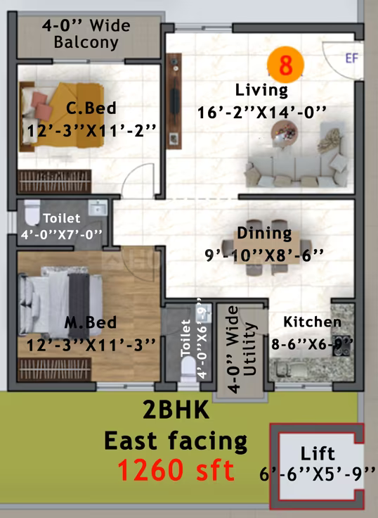 Mokshitha Shivam homes ₹59.49 L - 78.48 L 2BHK