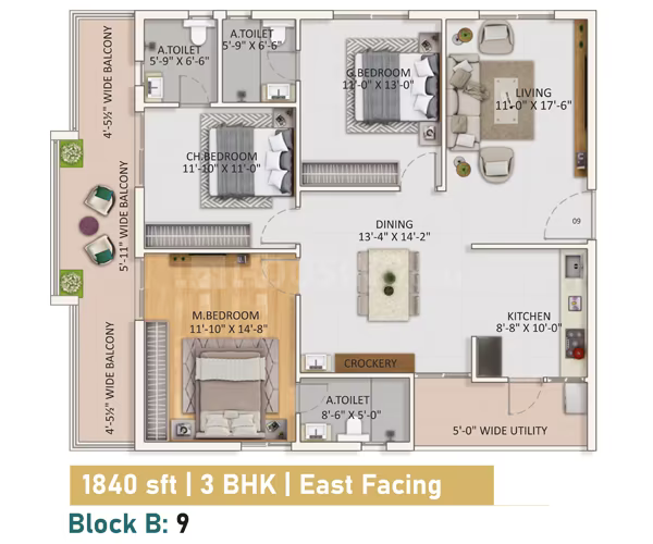 Risinia The Twinz ₹73.8 L - 1.22 Cr 2BHK