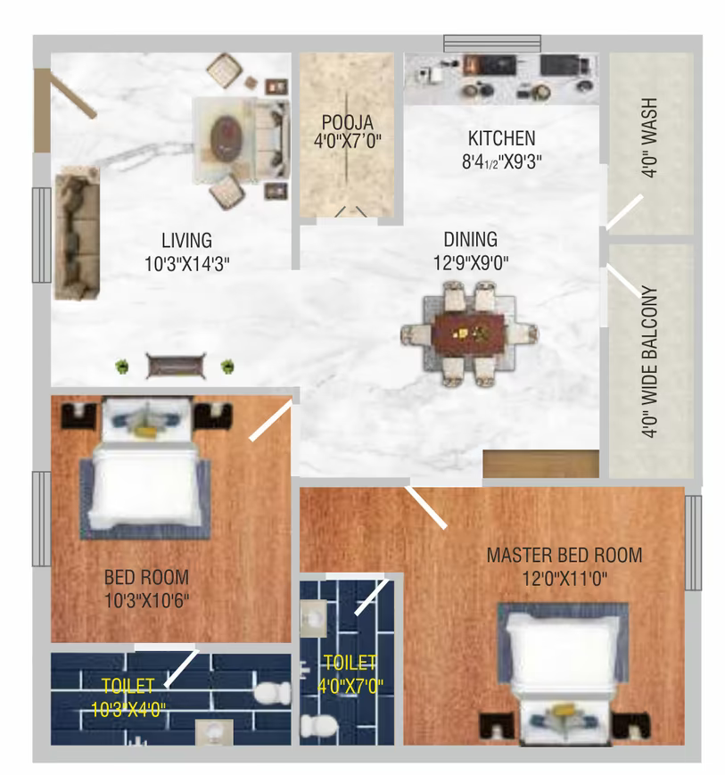 Vijaya Bheri Arcade ₹32.4 L - 38.7 L 2BHK