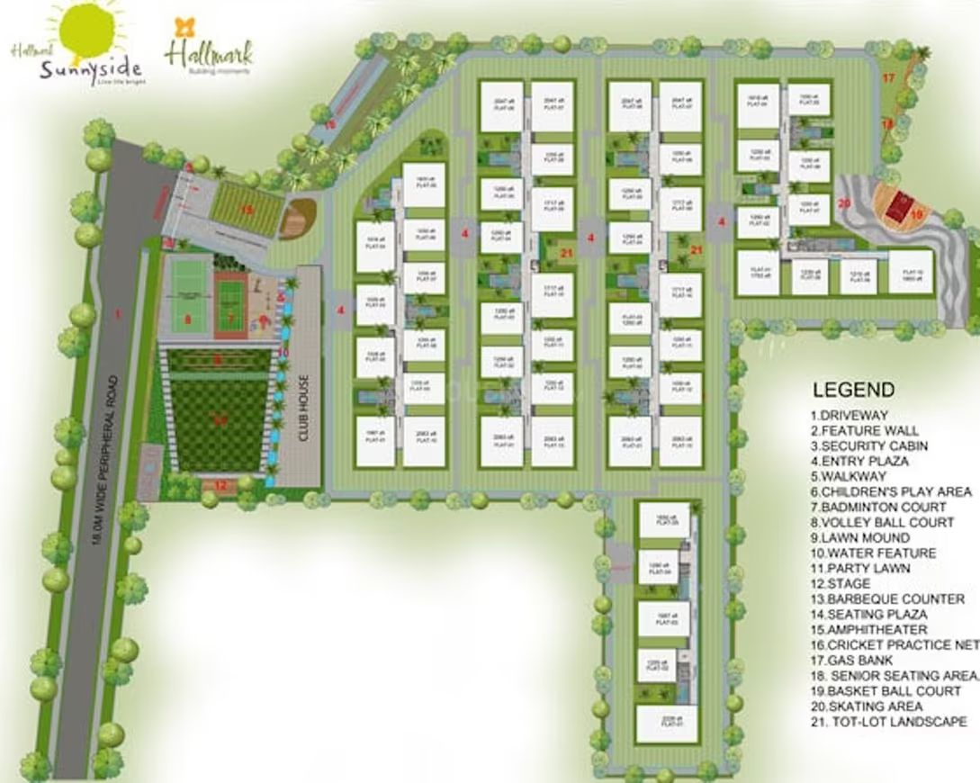 Hallmark Sunnyside ₹84.73 L - 1.48 Cr 2BHK