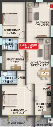 Signifa Signature ₹59.3 L - 83.1 L 2BHK