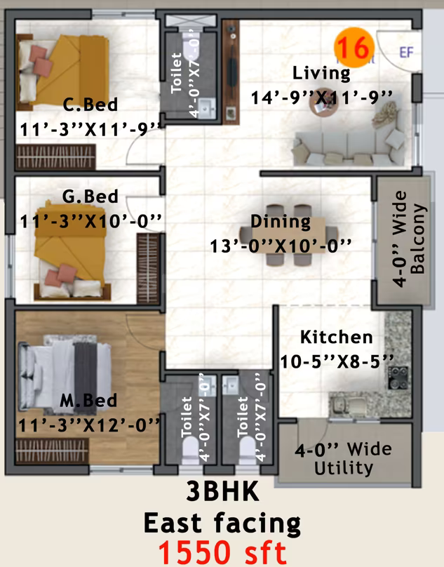 Mokshitha Shivam homes ₹59.49 L - 78.48 L 2BHK