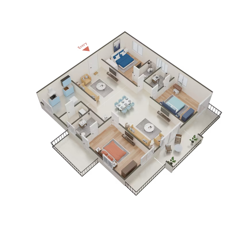 Risinia The Twinz ₹73.8 L - 1.22 Cr 2BHK