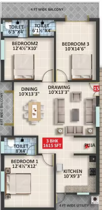 Signifa Signature ₹59.35 L - 1.22 Cr 2BHK