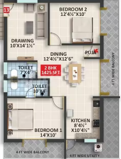 Signifa Signature ₹59.3 L - 83.1 L 2BHK