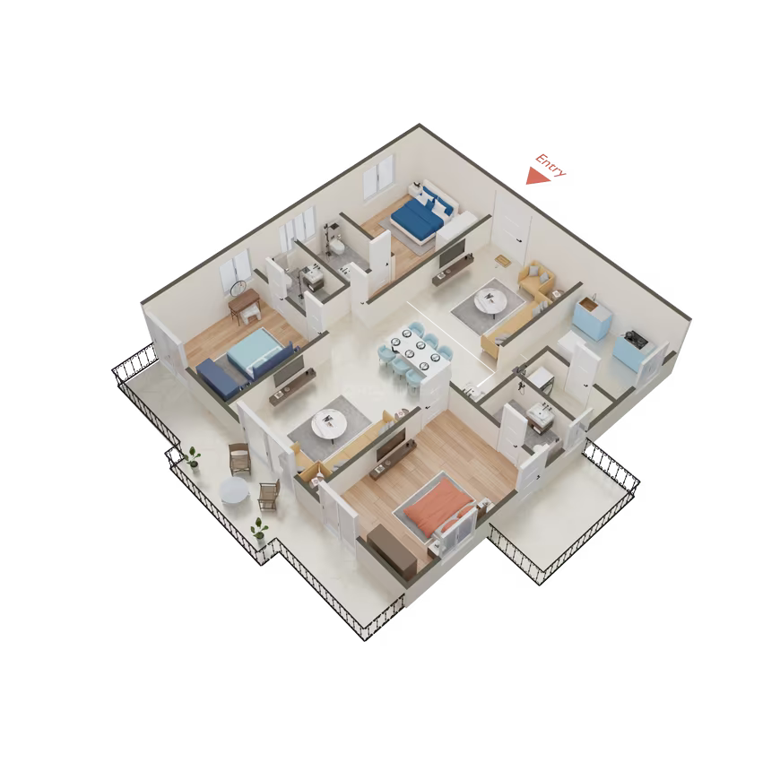 Risinia The Twinz ₹73.8 L - 1.22 Cr 2BHK