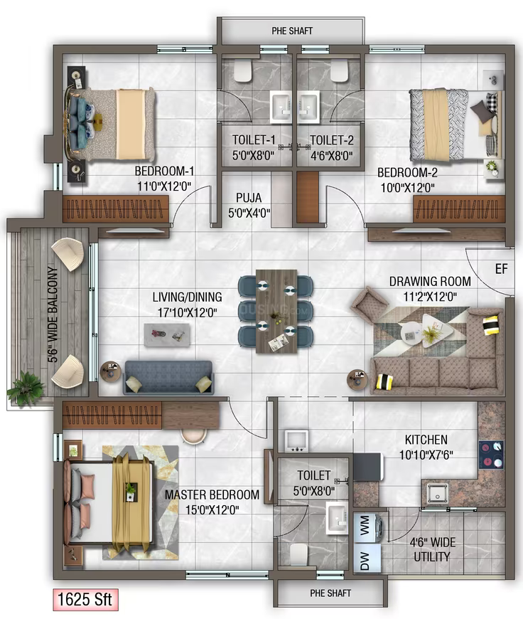 GHR Callisto ₹76.5 L - 82.9L  2 BHK