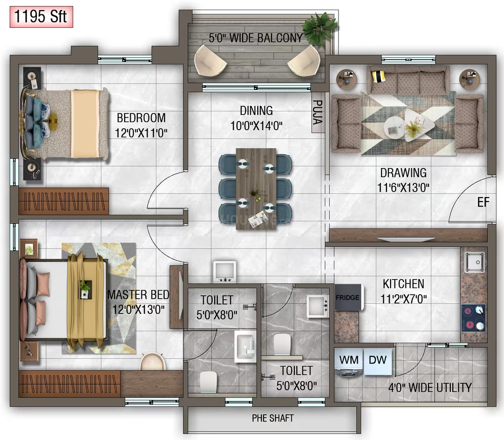 GHR Callisto ₹76.5 L - 82.9L  2 BHK