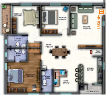 Sunyuga Vista Block A ₹55.2 L - 85.1 L 2BHK